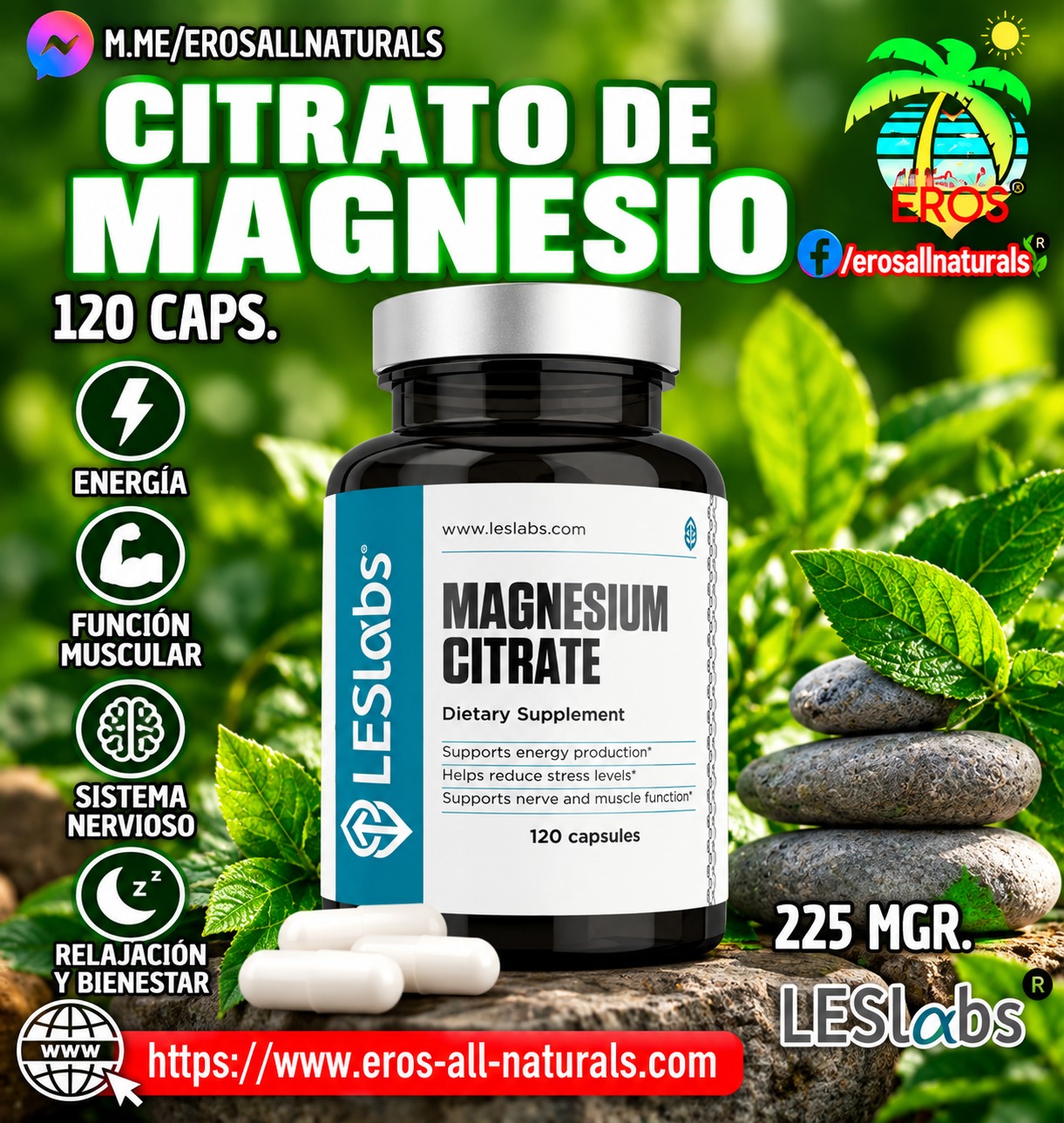Citrato de Magnesio Cápsulas