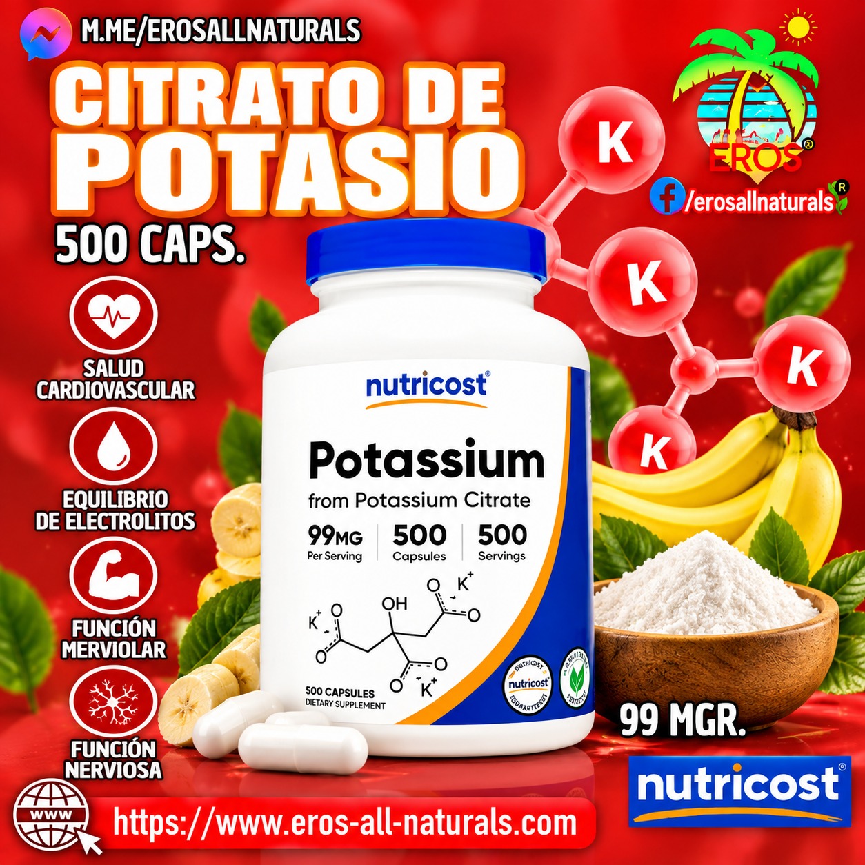 Citrato de Potasio Cápsulas