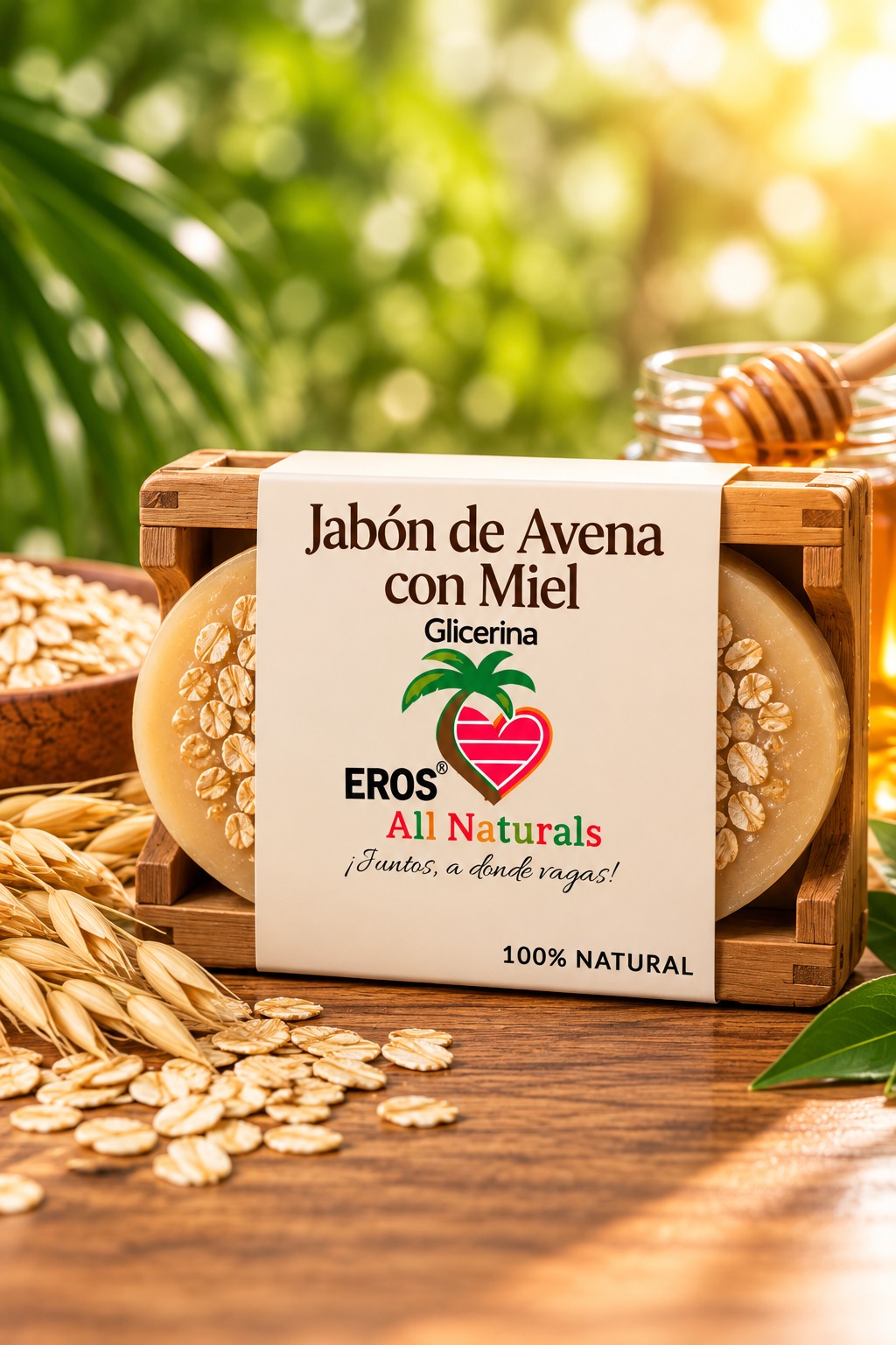 Jabón de Glicerina de Avena con Miel
